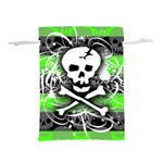 Deathrock Skull Lightweight Drawstring Pouch (S)