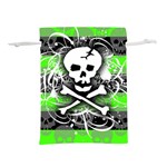 Deathrock Skull Lightweight Drawstring Pouch (L)