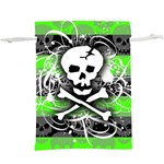 Deathrock Skull  Lightweight Drawstring Pouch (XL)