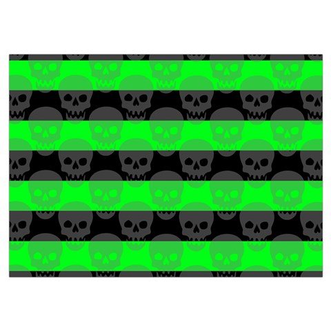 Deathrock Skull Wristlet Pouch Bag (Small) from ArtsNow.com Belt Loop
