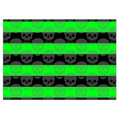 Deathrock Skull Wristlet Pouch Bag (Small) from ArtsNow.com Belt Loop