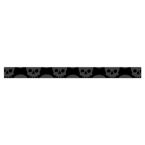 Deathrock Skull Wristlet Pouch Bag (Small) from ArtsNow.com Strap Inside