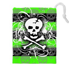 Deathrock Skull Drawstring Pouch (4XL) from ArtsNow.com Front