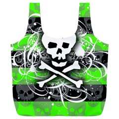 Deathrock Skull Full Print Recycle Bag (XXXL) from ArtsNow.com Front