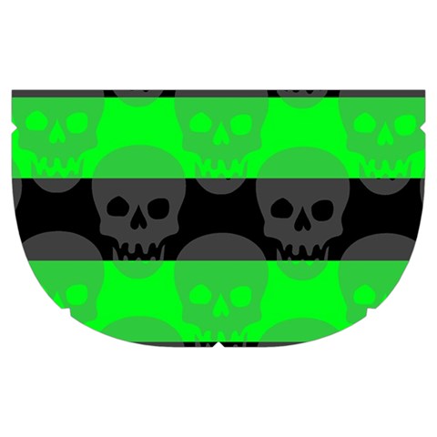Deathrock Skull Make Up Case (Medium) from ArtsNow.com Side Left