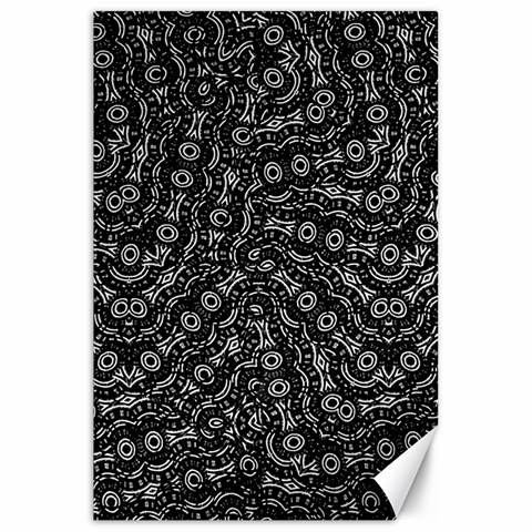 Black And White Modern Intricate Ornate Pattern Canvas 20  x 30  from ArtsNow.com 19.62 x28.9  Canvas - 1