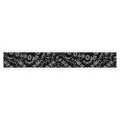 Black And White Modern Intricate Ornate Pattern Make Up Case (Medium) from ArtsNow.com Zipper Front