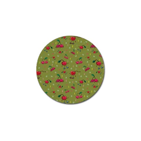 Red Cherries Athletes Golf Ball Marker (4 pack) from ArtsNow.com Front