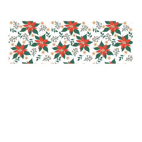 Large Christmas Poinsettias On White Memory Card Reader (Stick) from ArtsNow.com Front