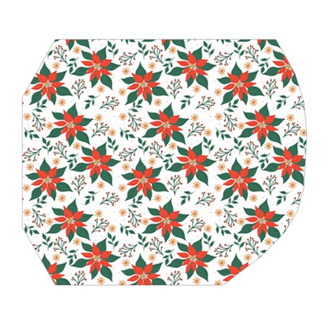 Large Christmas Poinsettias On White Belt Pouch Bag (Large) from ArtsNow.com Tape