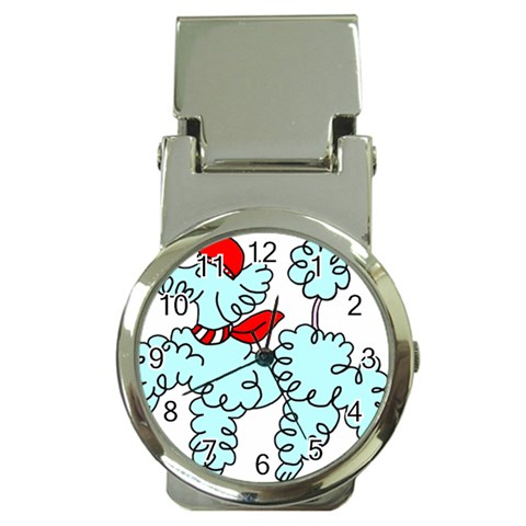 Doodle Poodle  Money Clip Watches from ArtsNow.com Front