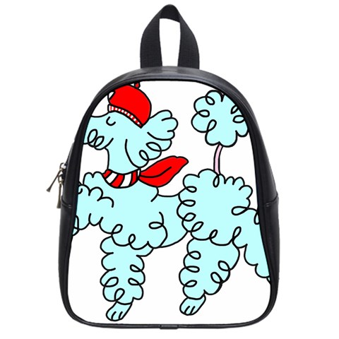 Doodle Poodle  School Bag (Small) from ArtsNow.com Front