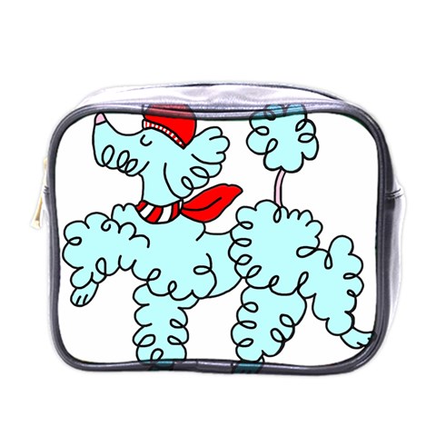 Doodle Poodle  Mini Toiletries Bag (One Side) from ArtsNow.com Front