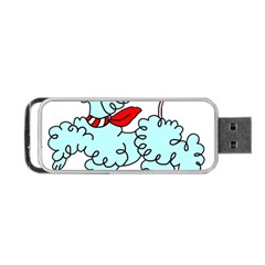 Doodle Poodle  Portable USB Flash (Two Sides) from ArtsNow.com Back