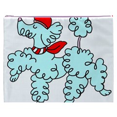 Doodle Poodle  Cosmetic Bag (XXXL) from ArtsNow.com Front