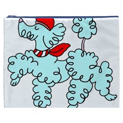 Doodle Poodle  Cosmetic Bag (XXXL) from ArtsNow.com Front