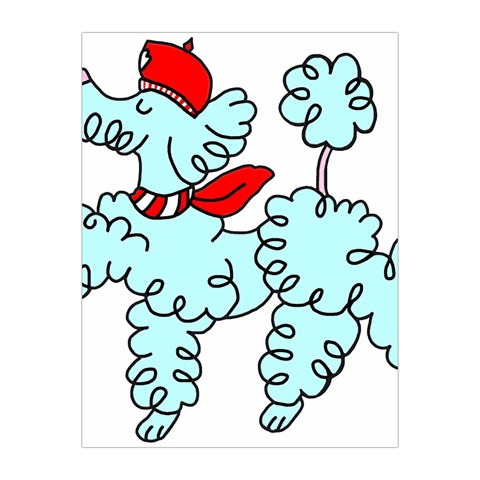 Doodle Poodle  Medium Tapestry from ArtsNow.com Front
