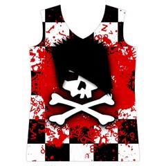 Emo Skull Women s Basketball Tank Top from ArtsNow.com Front