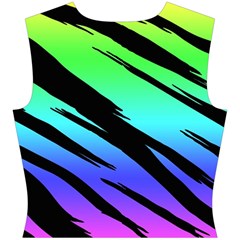 Rainbow Tiger Cap Sleeve Wrap Front Dress from ArtsNow.com Back