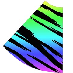 Rainbow Tiger Cap Sleeve Wrap Front Dress from ArtsNow.com Back Dress Left