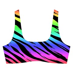 Rainbow Tiger Cross Back Hipster Bikini Set from ArtsNow.com Front