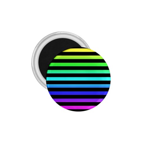 Rainbow Stripes 1.75  Magnets from ArtsNow.com Front