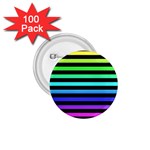 Rainbow Stripes 1.75  Buttons (100 pack) 