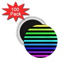 Rainbow Stripes 1.75  Magnets (100 pack) 