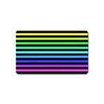 Rainbow Stripes Magnet (Name Card)