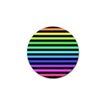 Rainbow Stripes Golf Ball Marker