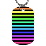 Rainbow Stripes Dog Tag (Two Sides)