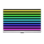 Rainbow Stripes Business Card Holder