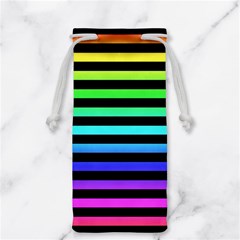 Rainbow Stripes Jewelry Bag from ArtsNow.com Back