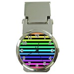 Rainbow Stripes Money Clip Watches