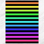 Rainbow Stripes Canvas 12  x 16 