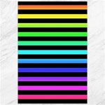 Rainbow Stripes Canvas 12  x 18 