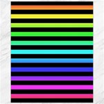 Rainbow Stripes Canvas 11  x 14 