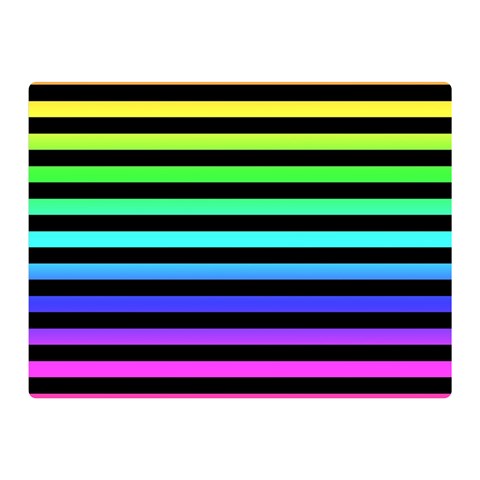 Rainbow Stripes Double Sided Flano Blanket (Mini)  from ArtsNow.com 35 x27  Blanket Front