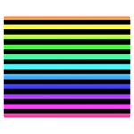 Rainbow Stripes Double Sided Flano Blanket (Medium) 