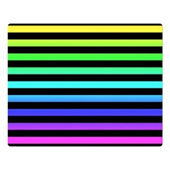 Rainbow Stripes Double Sided Flano Blanket (Large)  from ArtsNow.com Blanket Back