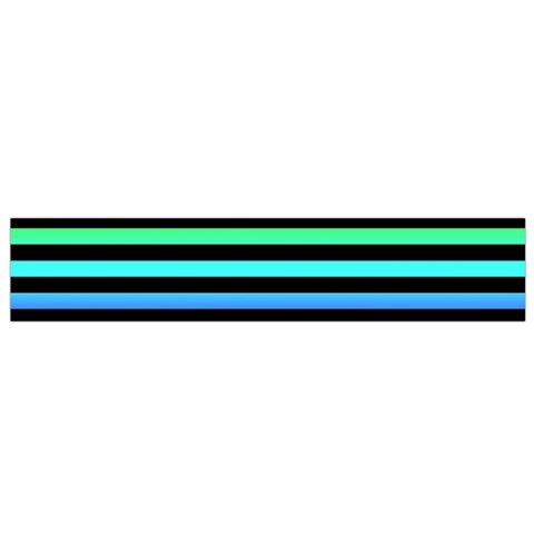 Rainbow Stripes Small Flano Scarf from ArtsNow.com Front