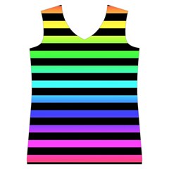 Rainbow Stripes Women s Basketball Tank Top from ArtsNow.com Front