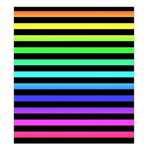 Rainbow Stripes Duvet Cover (King Size) from ArtsNow.com Duvet Quilt