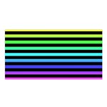 Rainbow Stripes Satin Shawl