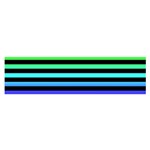 Rainbow Stripes Satin Scarf (Oblong)