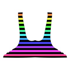 Rainbow Stripes Got No Strings Sports Bra from ArtsNow.com Front