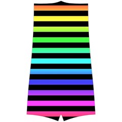 Rainbow Stripes Boyleg Halter Swimsuit  from ArtsNow.com Front Body