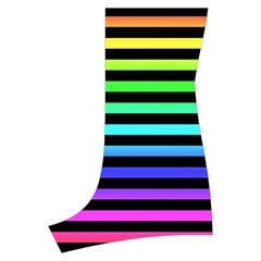 Rainbow Stripes Boyleg Halter Swimsuit  from ArtsNow.com Back Left