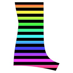 Rainbow Stripes Boyleg Halter Swimsuit  from ArtsNow.com Back Right