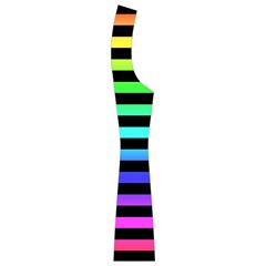 Rainbow Stripes Boyleg Halter Swimsuit  from ArtsNow.com Side Left